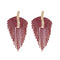 Boucles D'Oreilles Phoebe Fushia