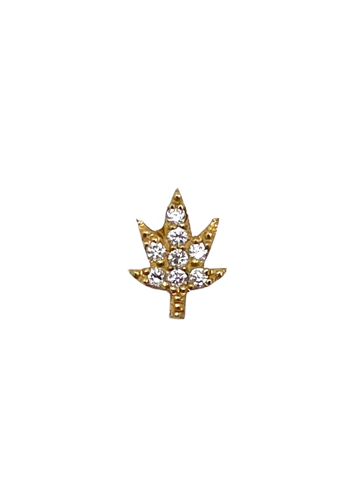 Piercing Cannabis Diamants Blancs