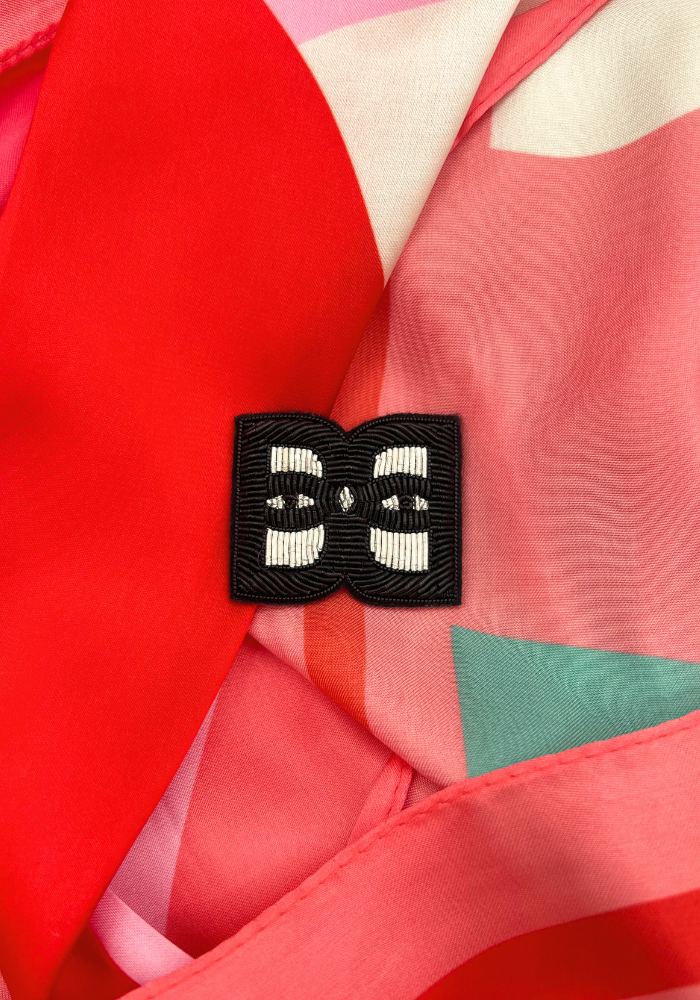 Broche Blush Brodée - Blush