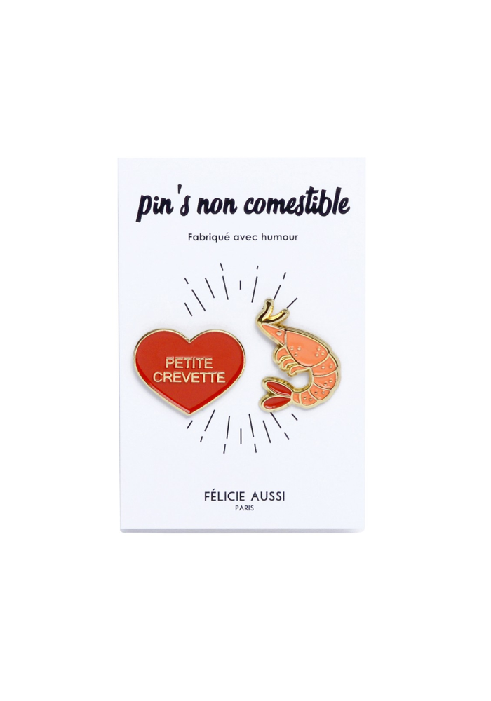 Pin's Duo Crevette - Felicie Aussi