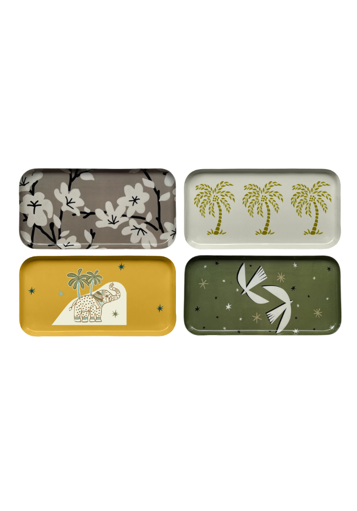 Plateau Rectangle Oiseaux - Sélectionné par Blush