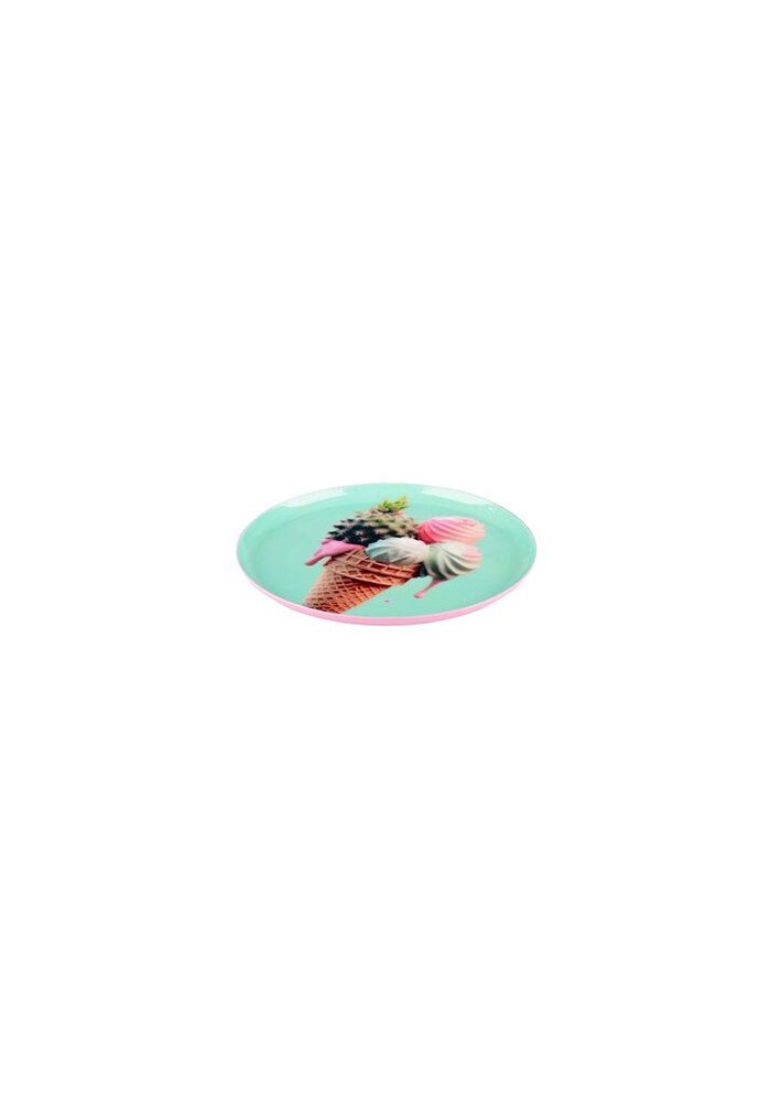 Vide Poche Rond XS Motif Glace - Blush Sélection Décoration