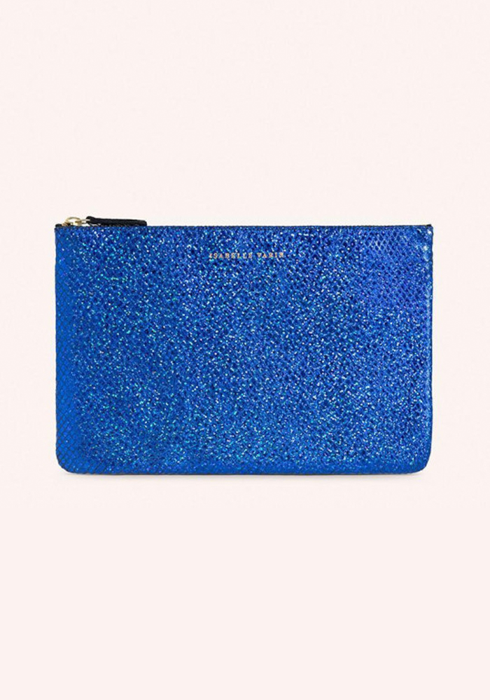 Pochette Love Facette Bleu - Isabelle Varin