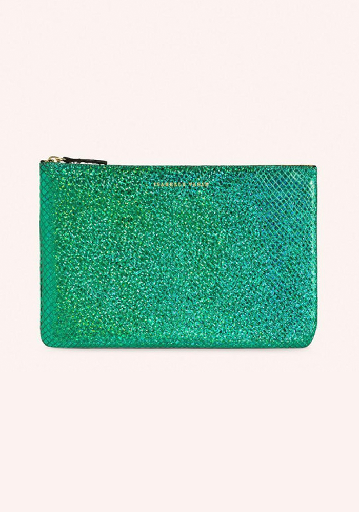 Pochette Love Facette Vert - Isabelle Varin