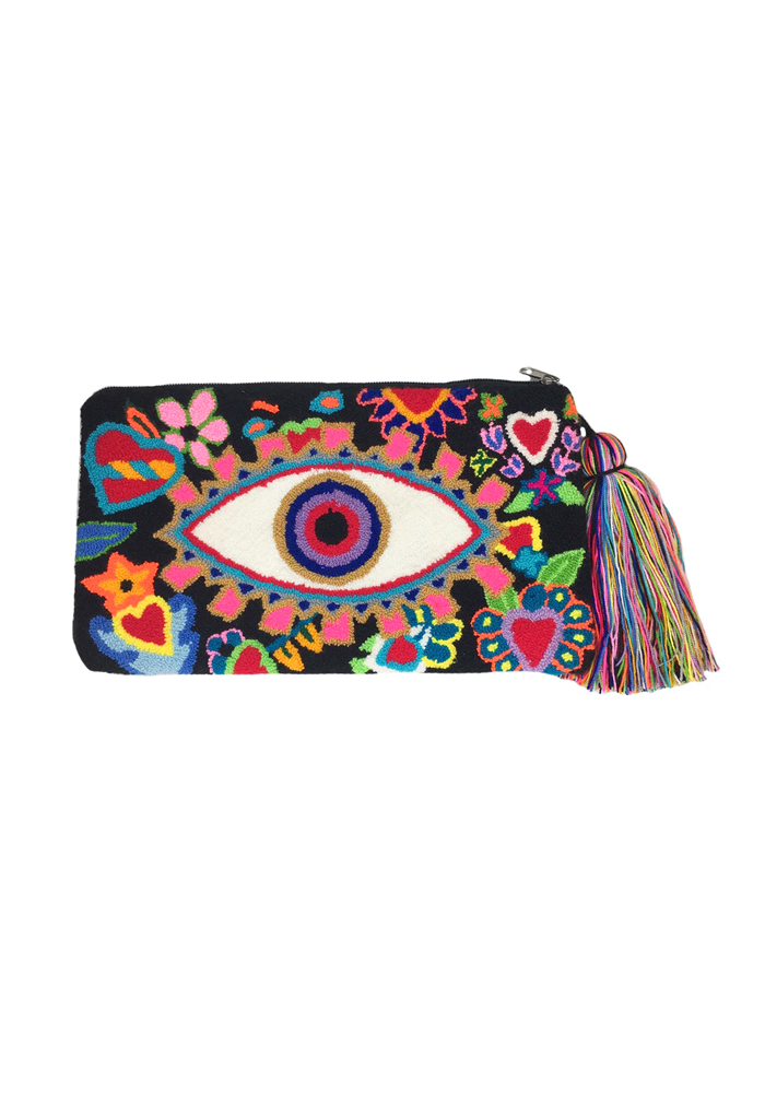 Pochette Plate Black Eye Clutch