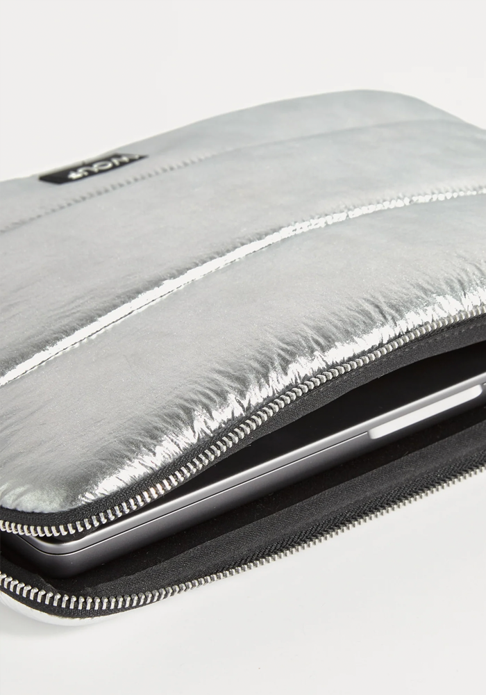 Pochette D'Ordinateur 13/14 Pouces Silver Glossy - Wouf