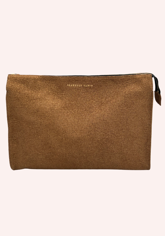 Pochette Prince En Cuir Sand Naturel - Isabelle Varin