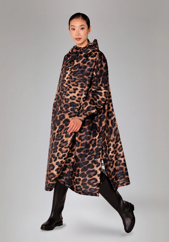 Poncho De Pluie Dark Leopard - Rainkiss