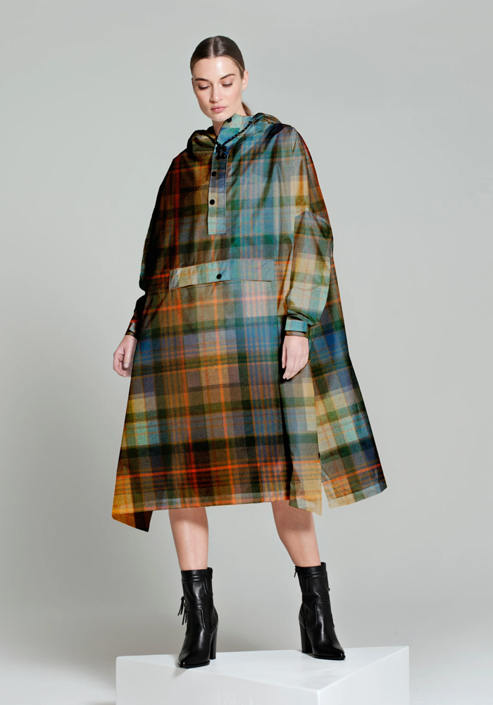 Poncho De Pluie Tartan - Rainkiss