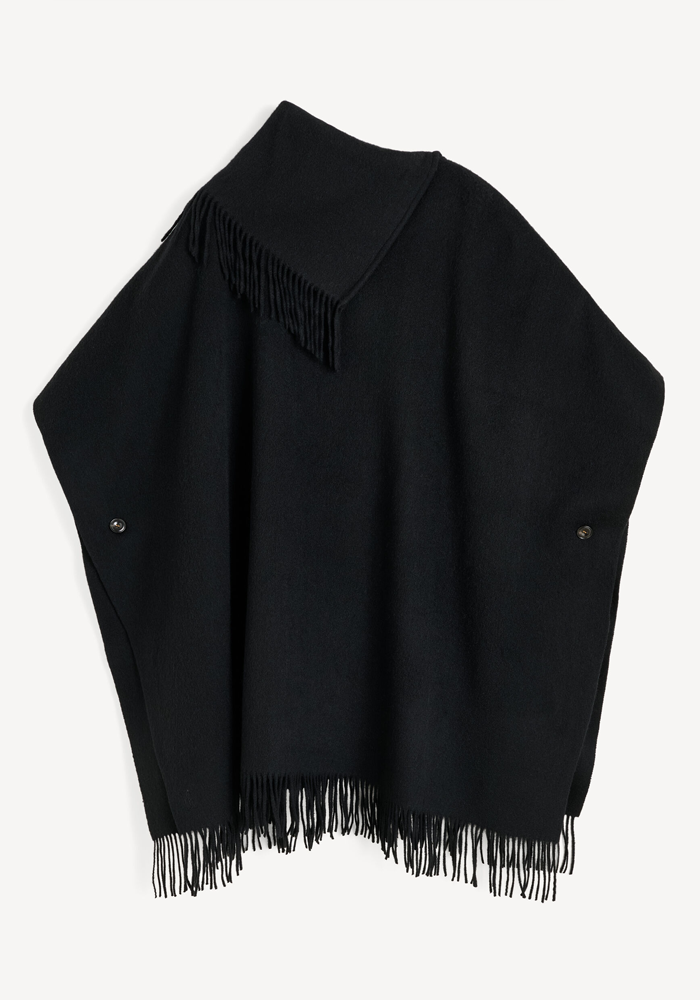 Poncho Turtlo Noir - By Malene Birger