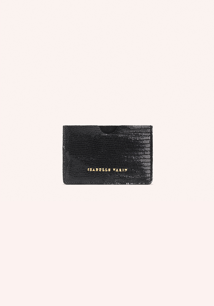 Porte-Cartes Credy Turtle Noir - Isabelle Varin