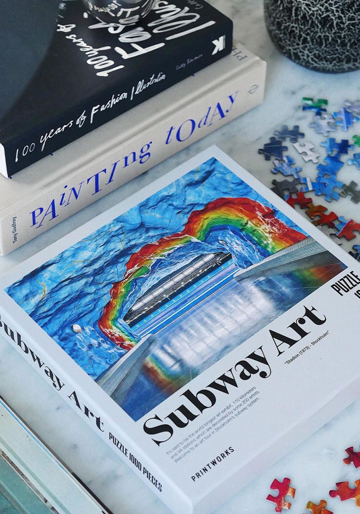 Subway Art Rainbow Jigsaw Puzzle