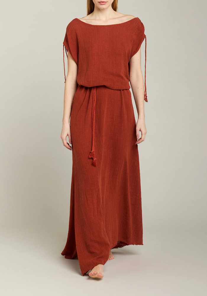 Robe Alexandrie Terracotta - Maison Saint Julien