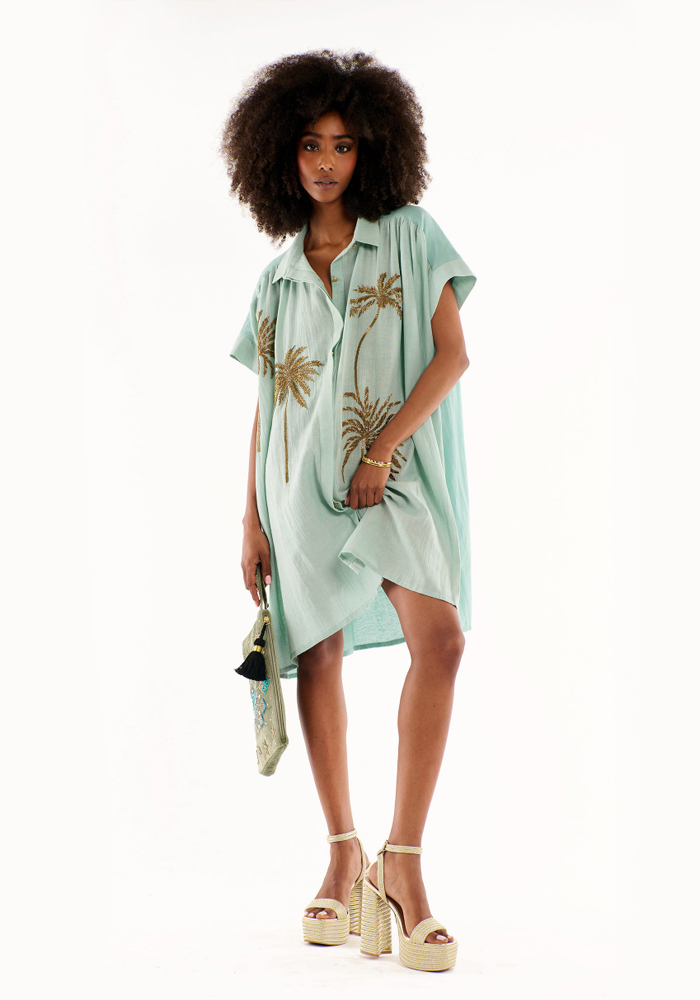 Robe Clovis Bleue - Wild Paris