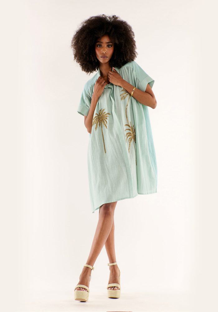 Robe Clovis Bleue - Wild Paris