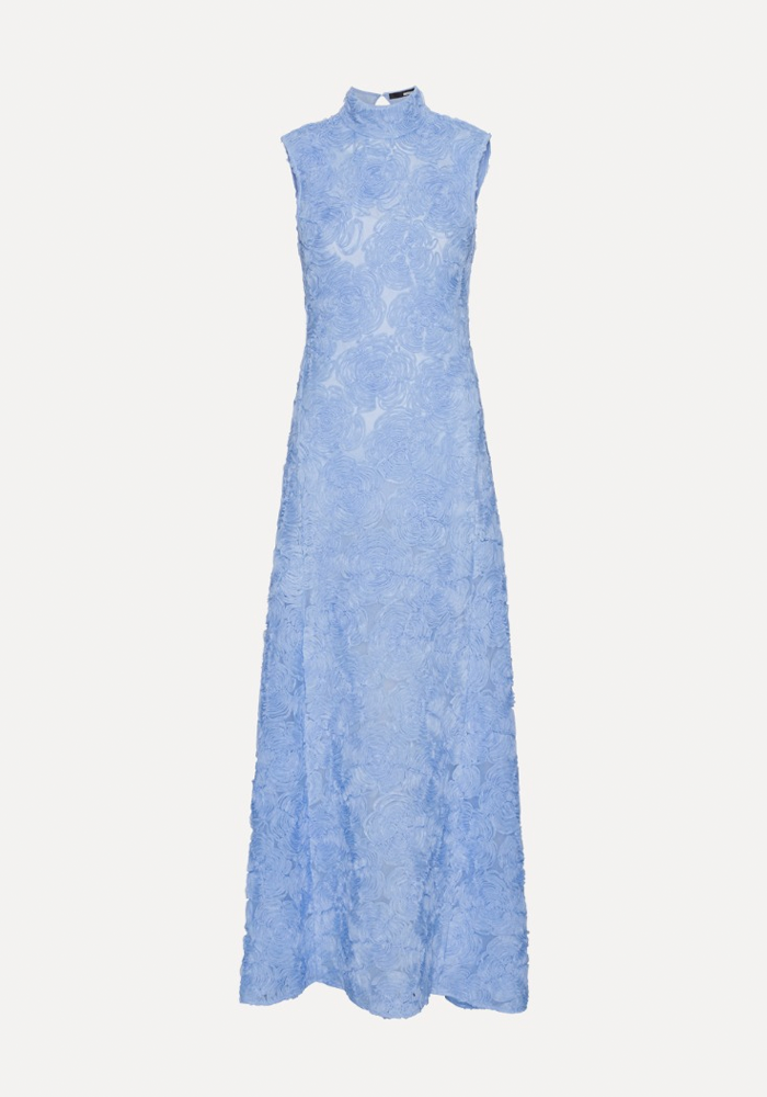 Robe Flower Mesh Bleue - Rotate