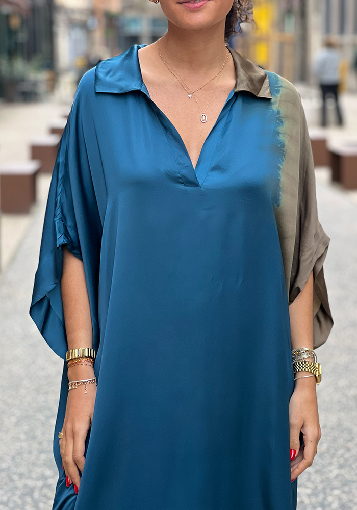 Robe Joy Placement Ombre Indigo - Nous Antwerp