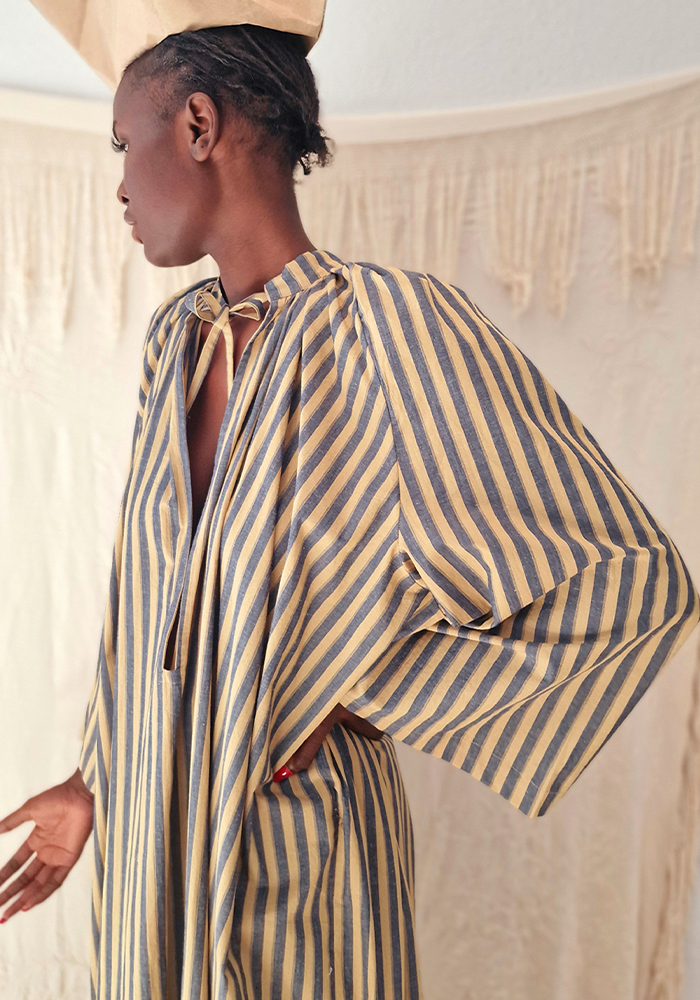 Robe Plissée Camel - Claramonte