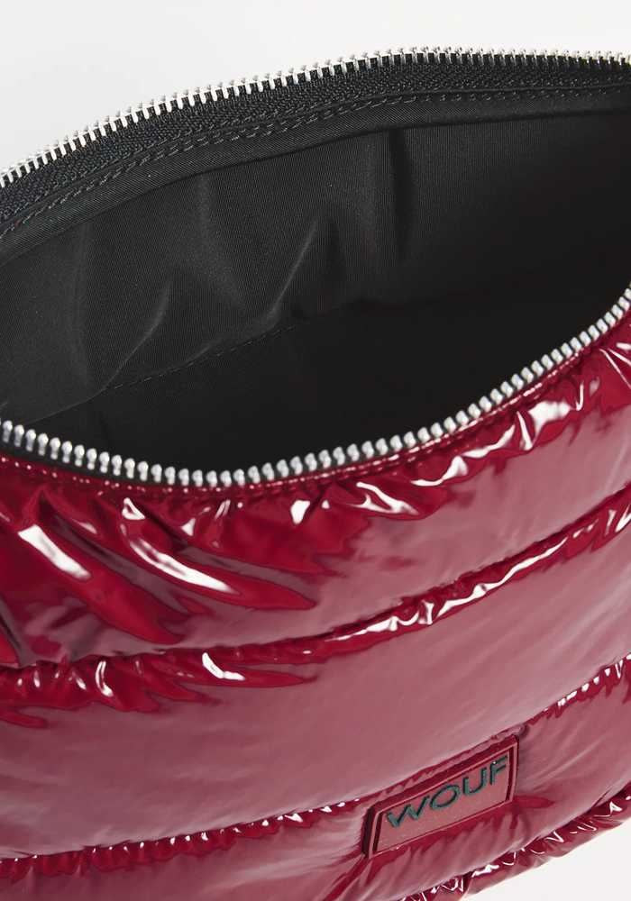 Sac Bandoulière Burgundy Glossy - Wouf