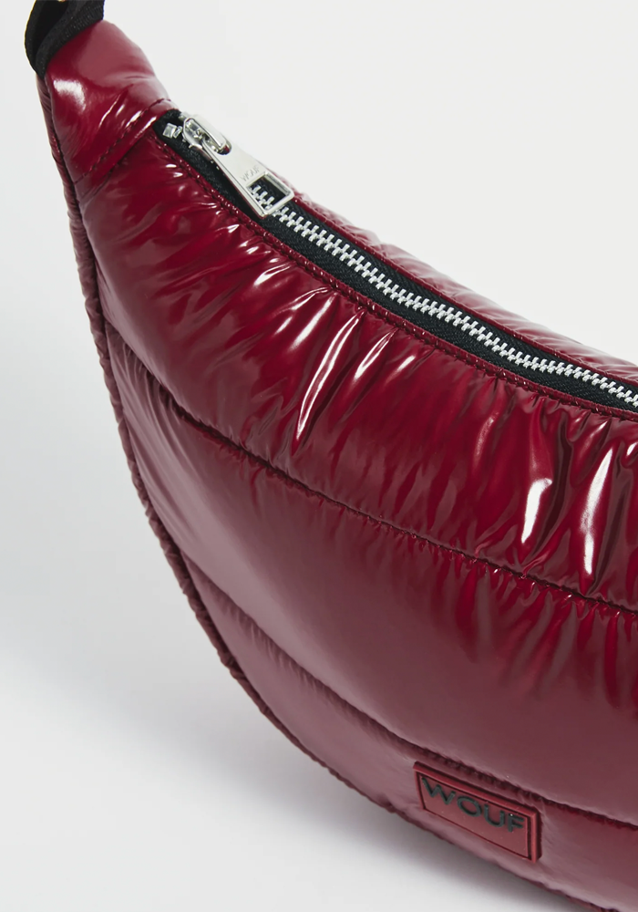 Sac Bandoulière Burgundy Glossy - Wouf