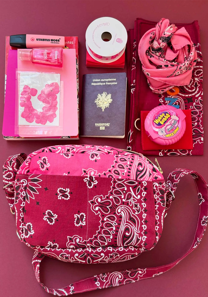 Sac Camera Fuschia Bordeaux - Call It By Your Name
