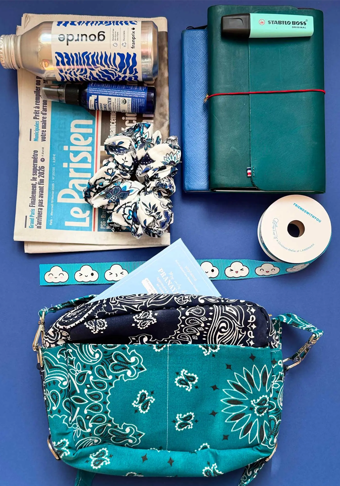 Sac Camera Navy Pétrole - Call It By Your Name