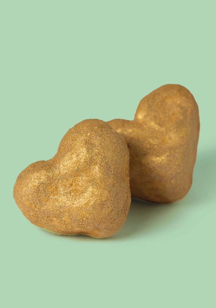 Sachet Golden Hearts Salt And Dulce Choc 50g - The Mallows