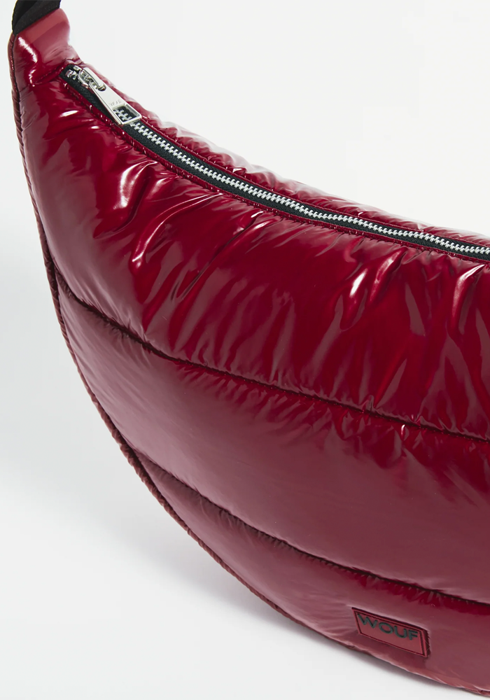 Sac Bandoulière Burgundy Glossy - Wouf