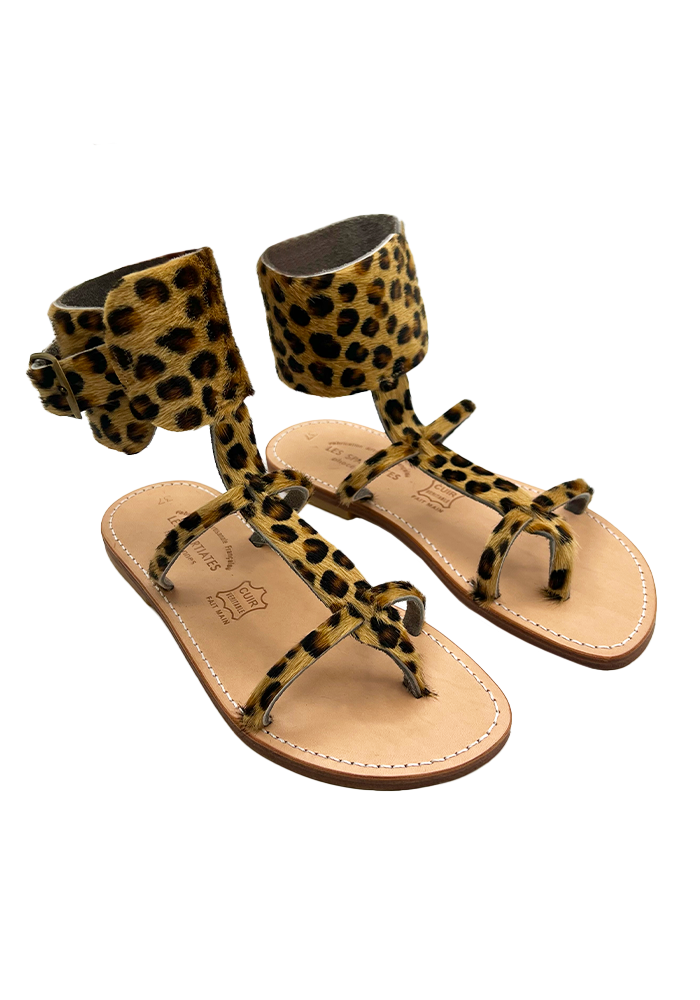 Alicia Leopard Sandals