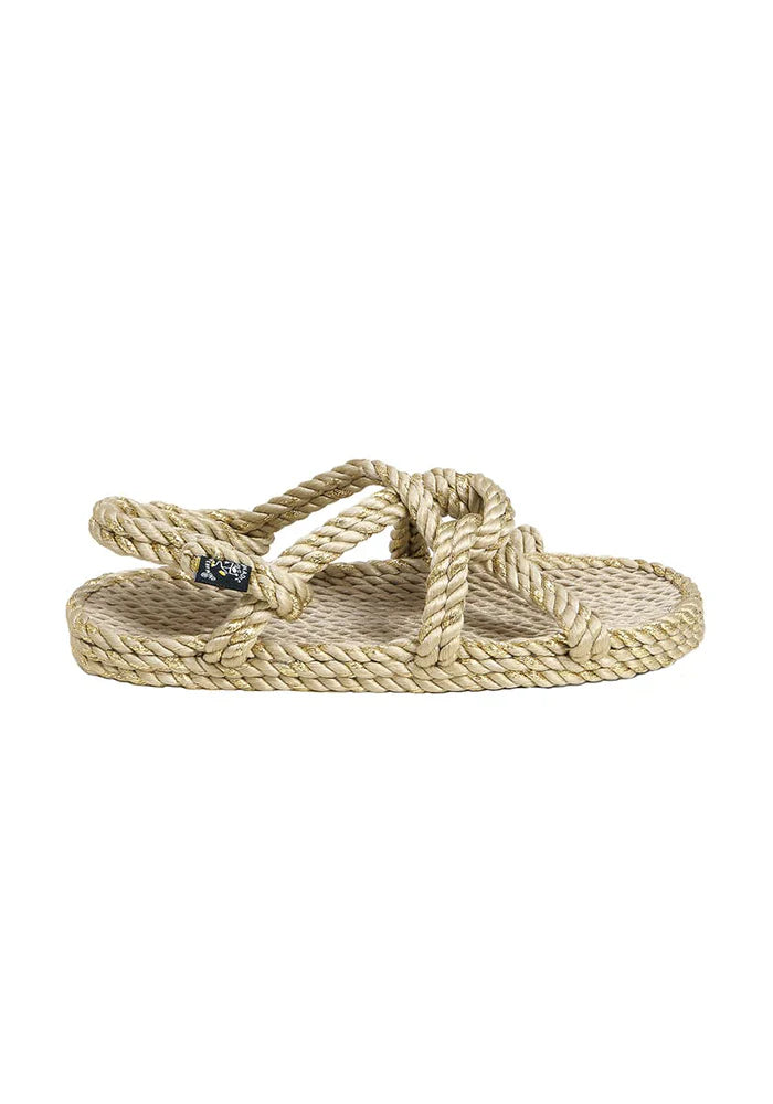 Sandales Mountain Mamma Beige et Dorées - Nomadic State of Mind