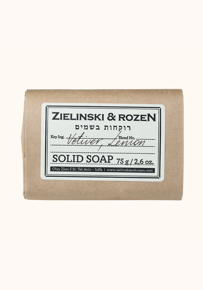 Savon Solide Vétiver, Citron 75g - Zielinski & Rozen