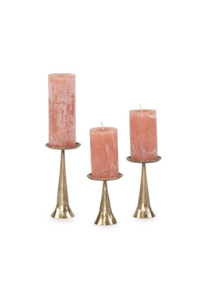 Set De 3 Bougeoir En Laiton - Sélectionné par Blush