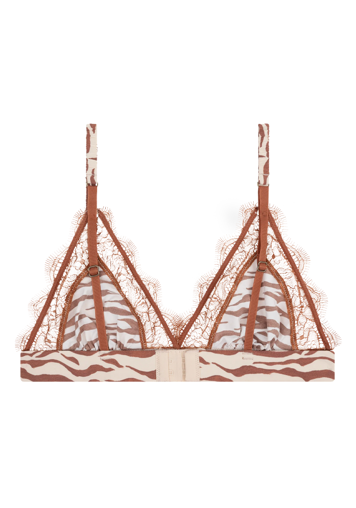 Soutien Gorge Love Lace Marron Zébré - Love Stories