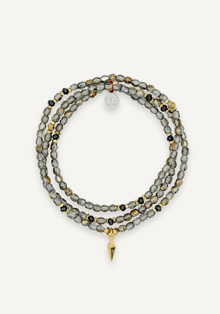 Bracelet 3 Tours Ou Collier Spike Gold - Têtes Blondes