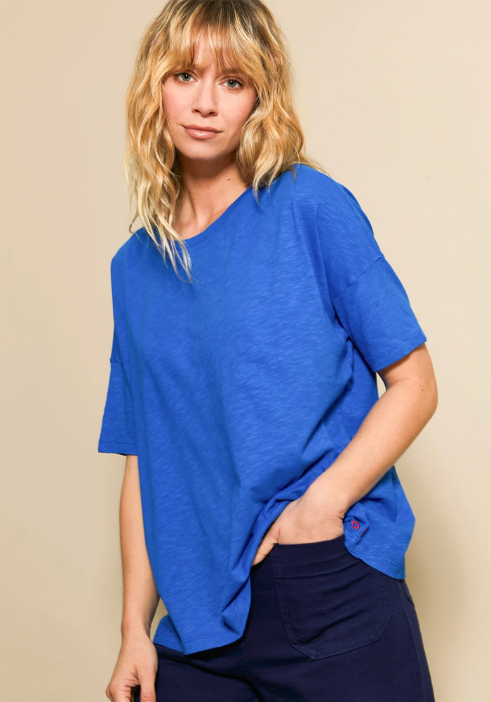T-shirt Bleu Vero x Veronika Loubry - One Tee