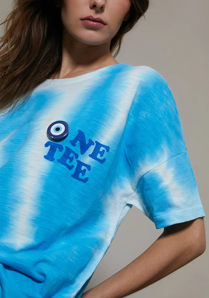 T-Shirt Veronika Eye Bleu - One Tee