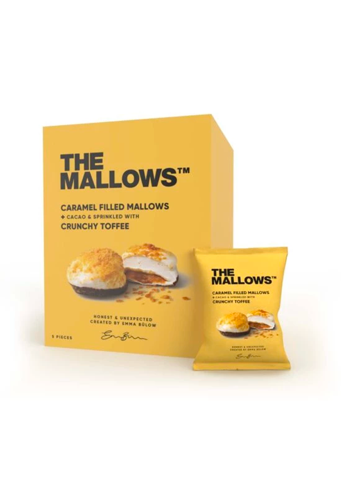 Boite De 5 Caramel Filled Mallows Crunchy Toffee - The Mallows