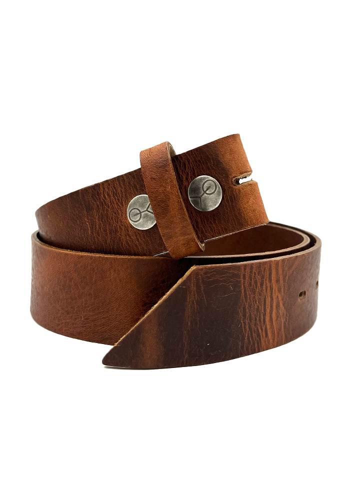 Tige De Ceinture Cuir Preto Marron - Yolete