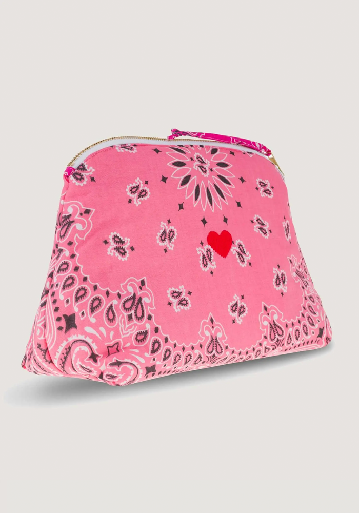 Trousse De Toilette Bandana Strawberry Pink Fuschia - Call It By Your Name