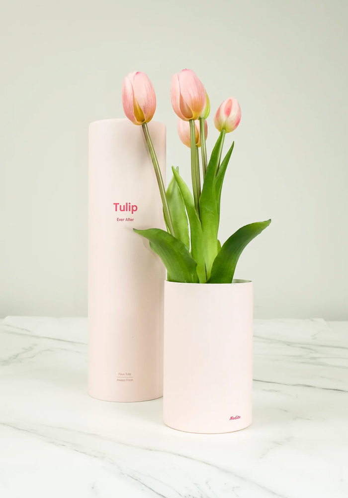 Bouquet De Fausses Tulipes Parfumés Roses - Blush Sélection Décoration