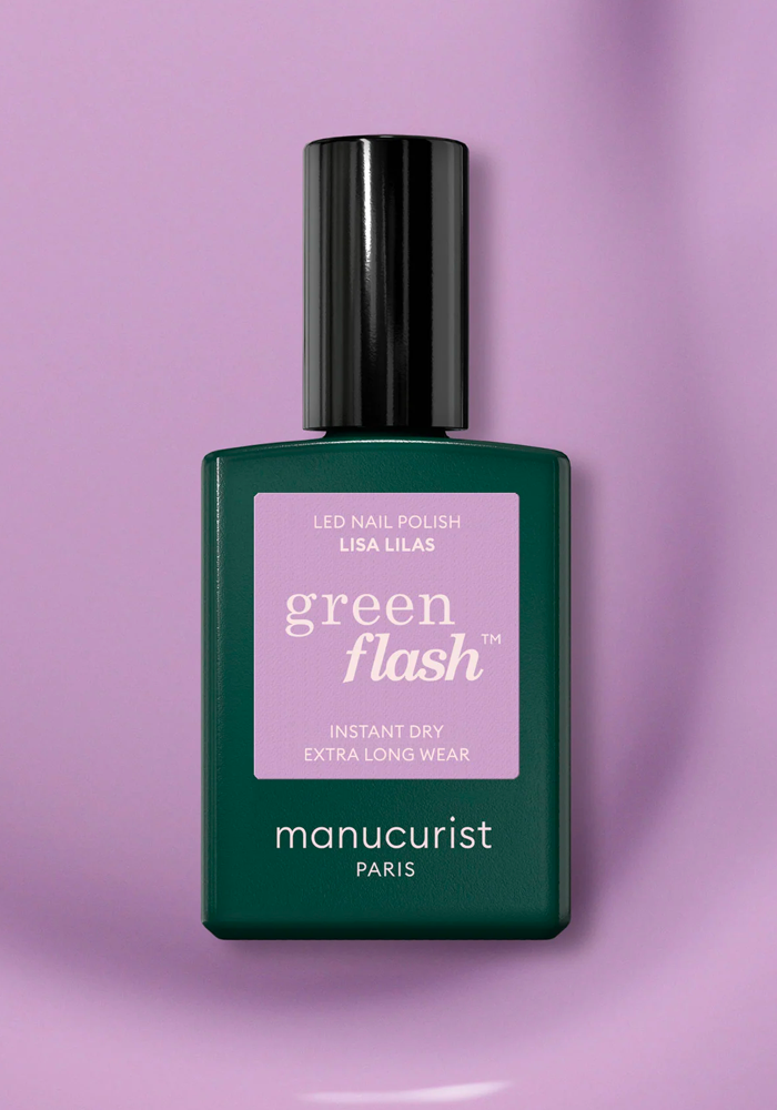 Vernis A Ongles GREEN FLASH Lisa Lilas - Manucurist