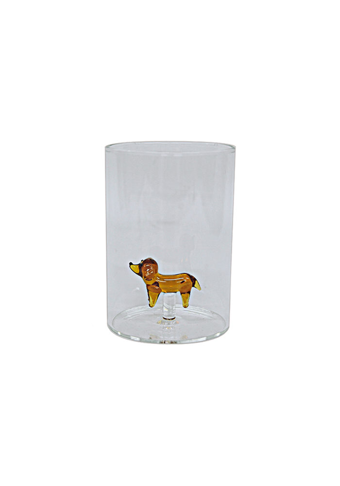 Verre Avec Chien En 3D - Blush Sélection Décoration