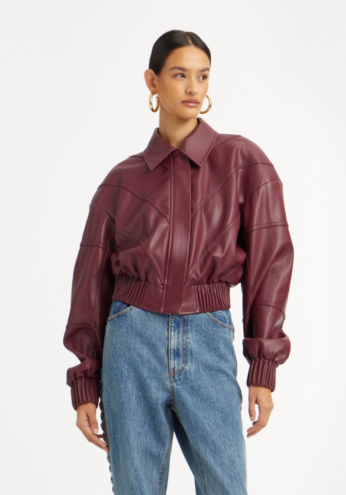 Bomber Jacket Bordeaux - Rotate