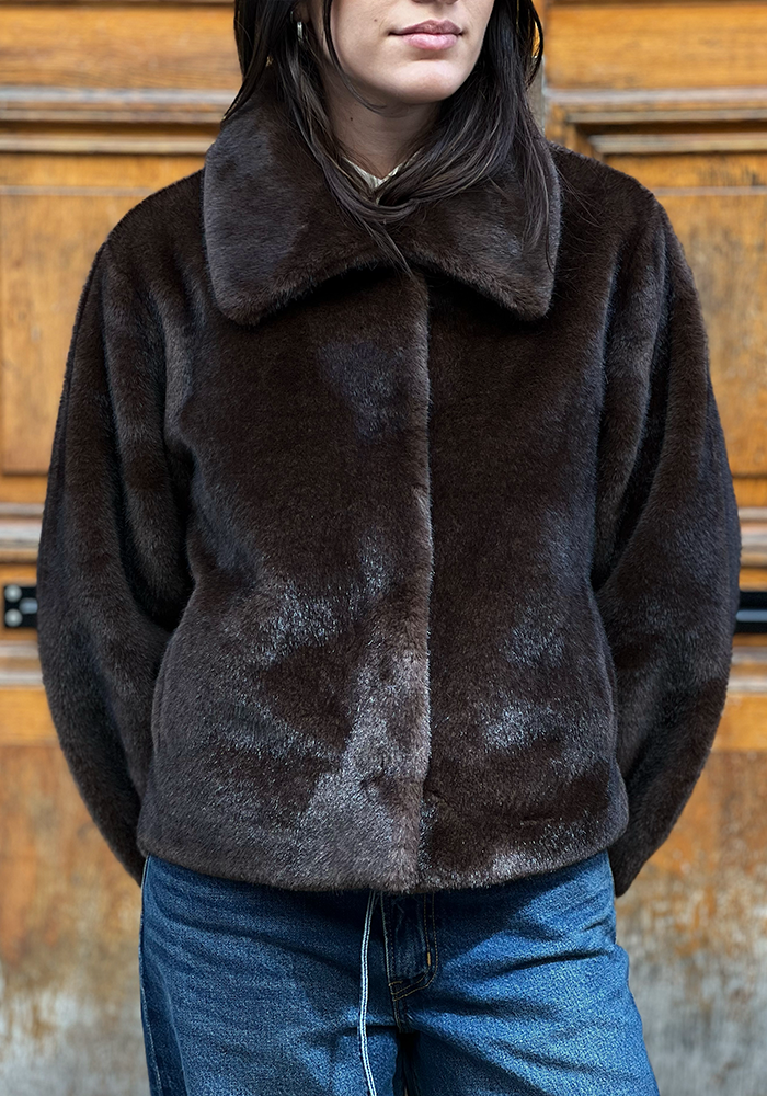Veste Courte Marron - Lou Andrea