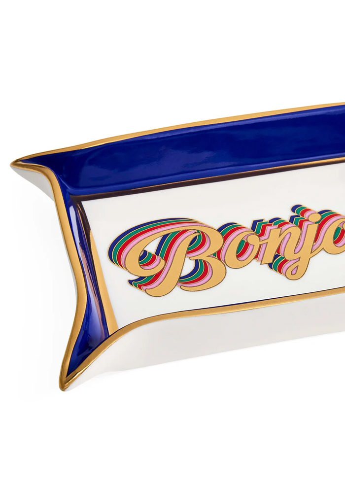 Vide Poche Bonjour Rectangle Pincé - Jonathan Adler