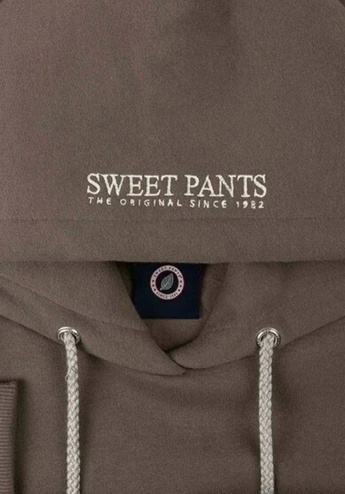 Sweat Wide Hood Hiver Taupe - Sweet Pants