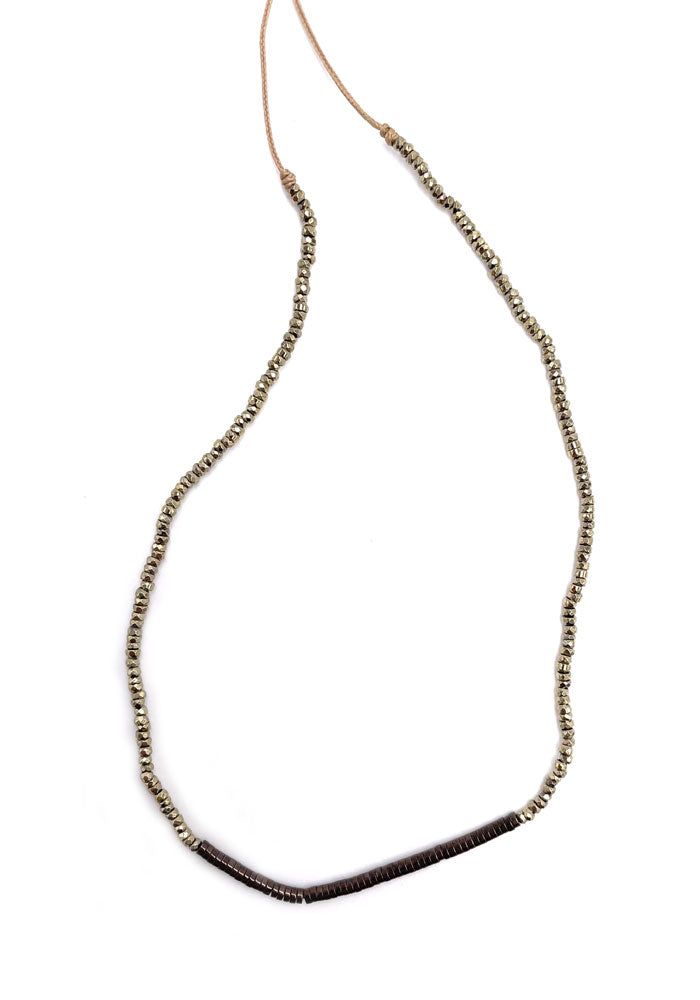 Plum Hematite Necklace