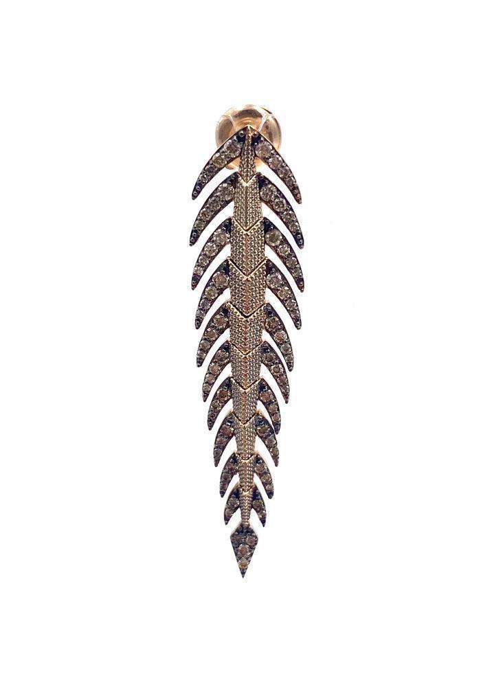 Boucle D'Oreille "Feather" - Kismet By Milka