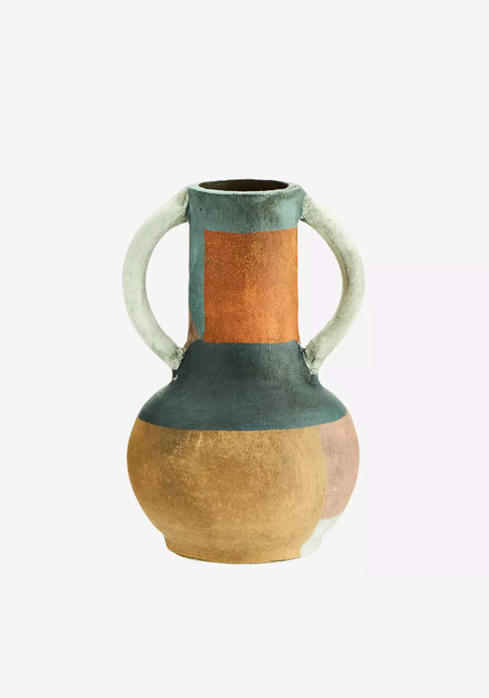 Terracotta Multicolored Vase