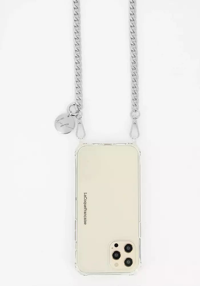 Bijoux De Telephone Sona Chaine Metal Argent 120cm - La Coque Française